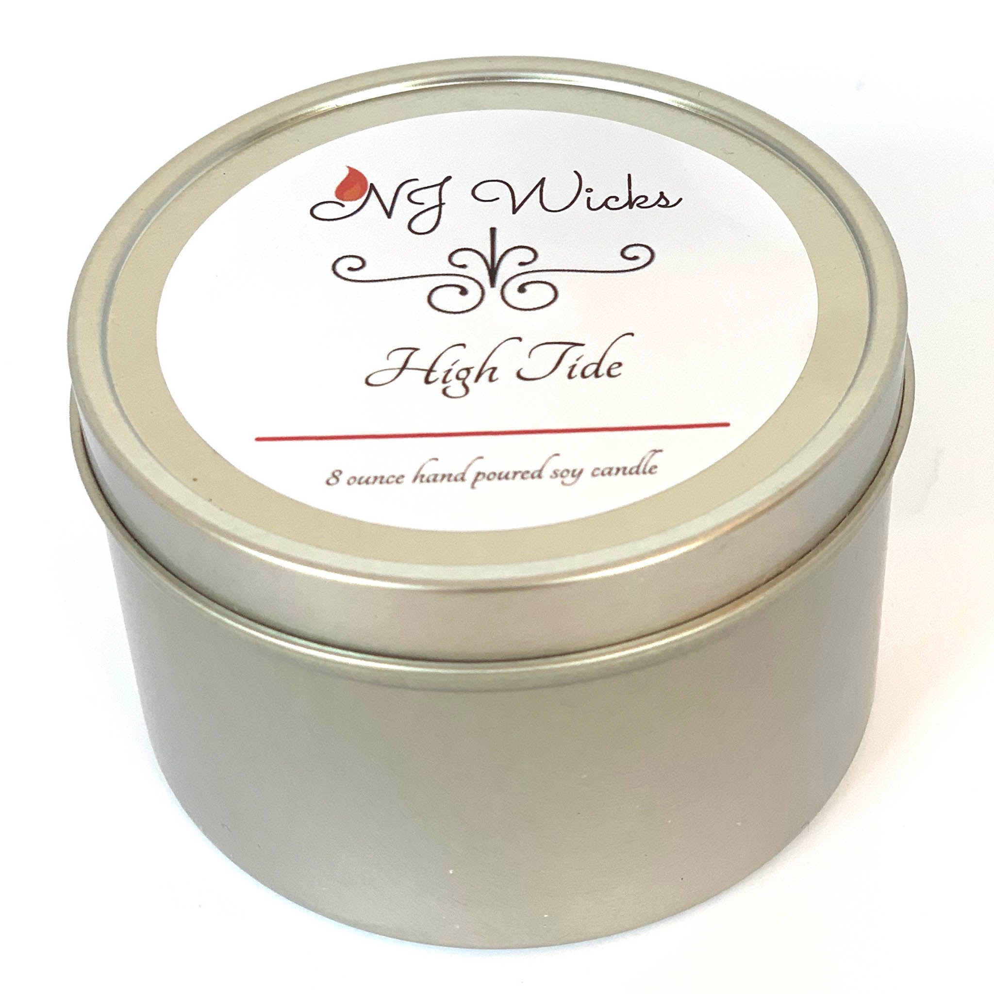 High Tide Handmade Scented Soy Candle Tin