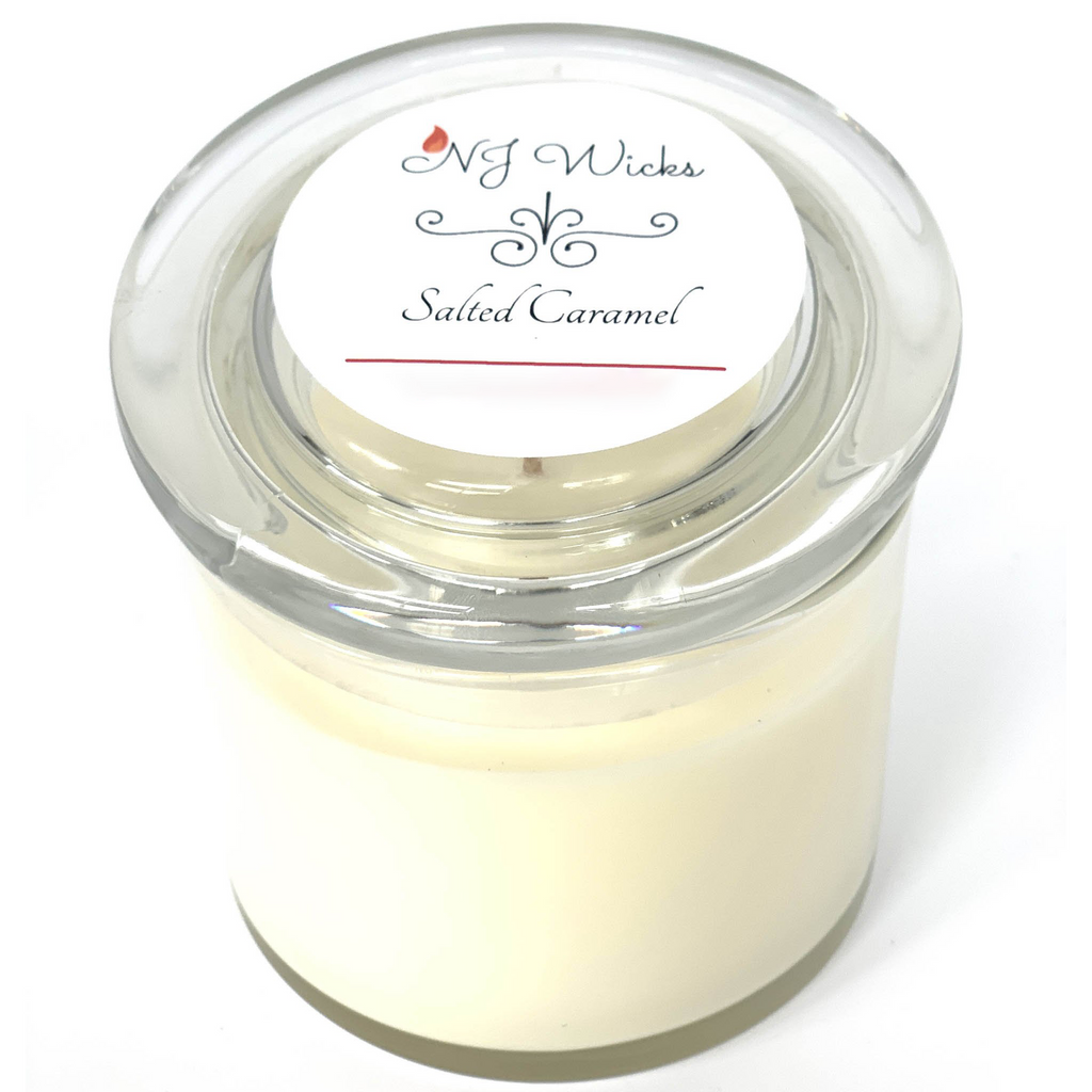 Salted Caramel Handmade Scented Soy Candle Jar