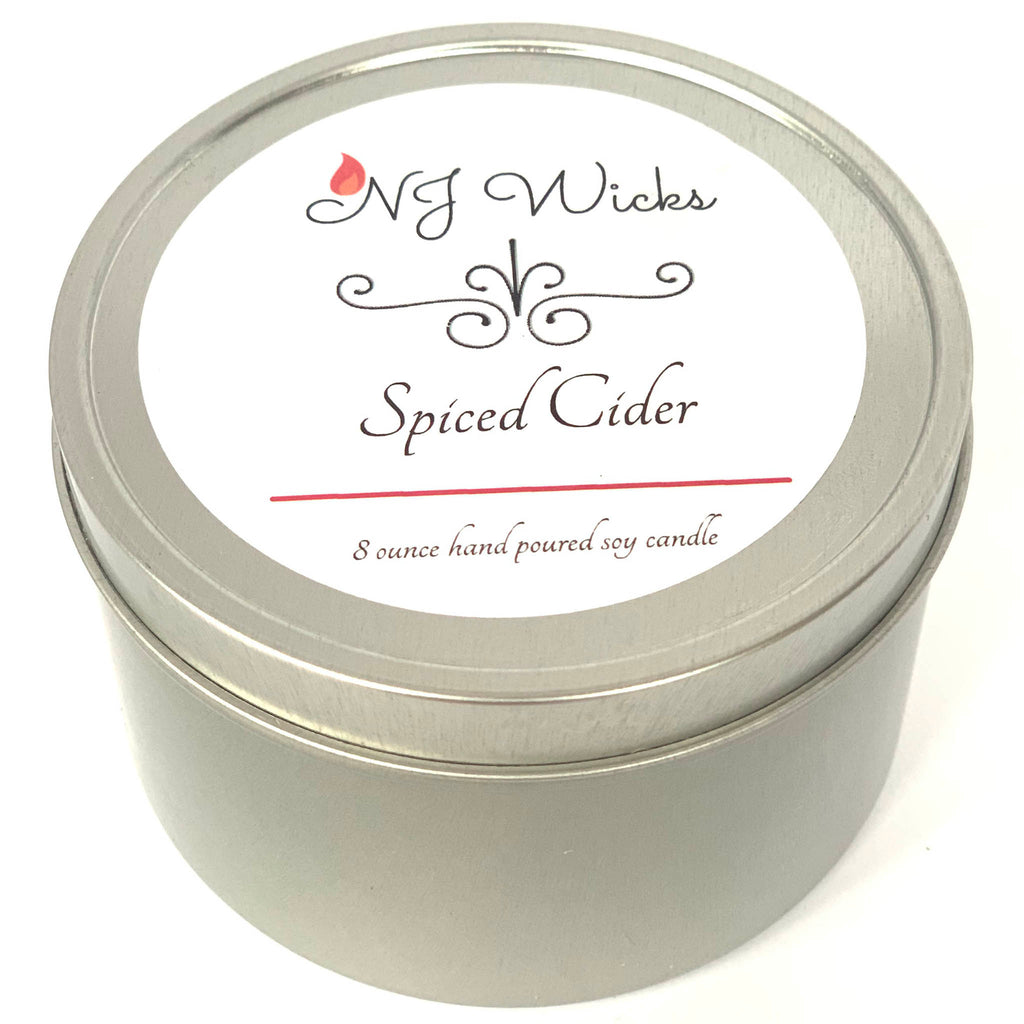 Spiced Cider Handmade Scented Soy Candle Tin