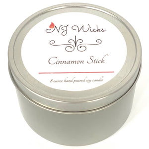 Cinnamon Stick Handmade Scented Soy Candle Tin