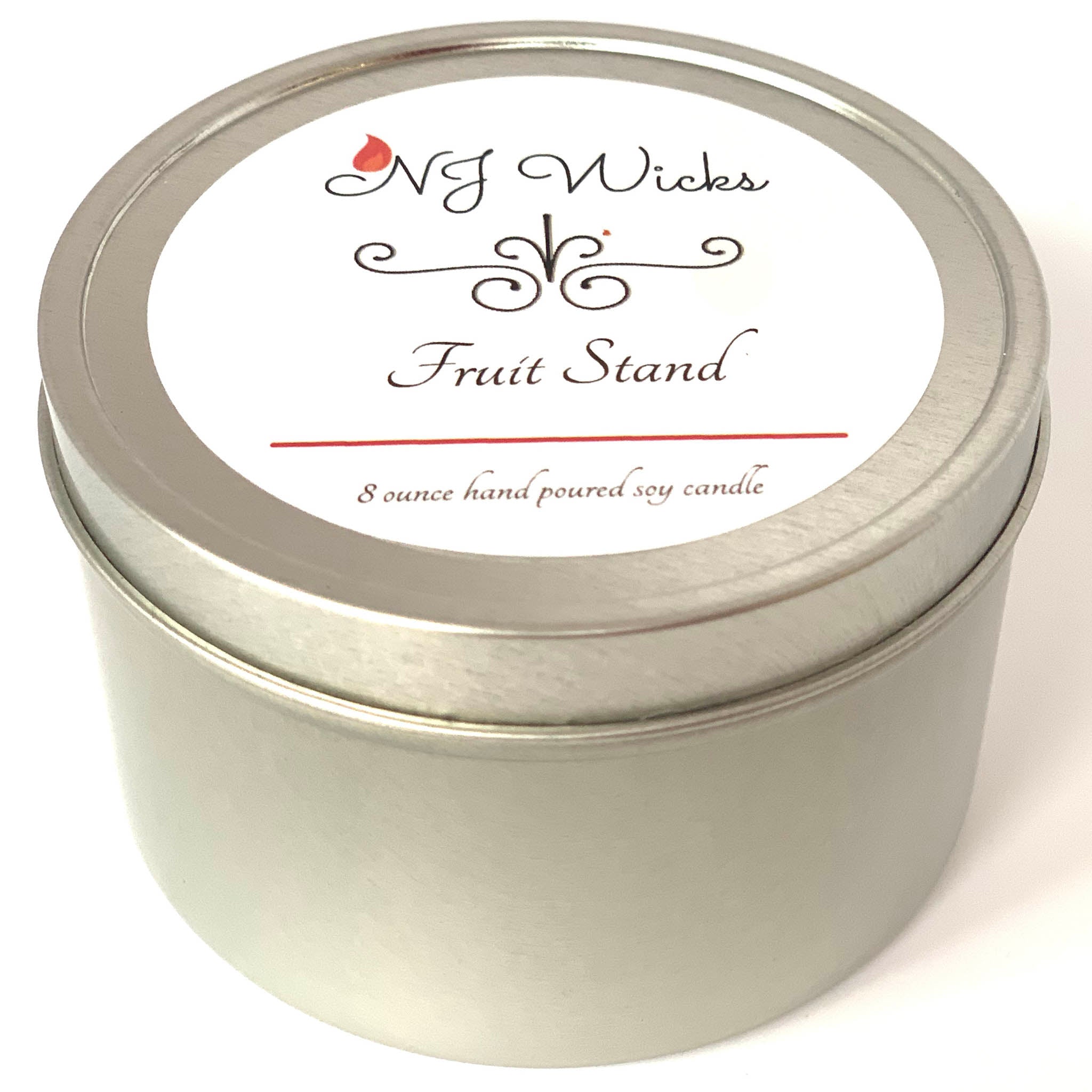 Fruit Stand Handmade Scented Soy Candle Tin