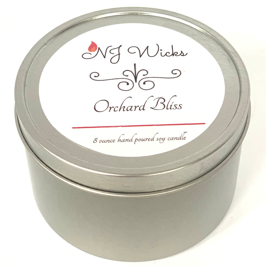 Orchard Bliss Handmade Scented Soy Candle Tin