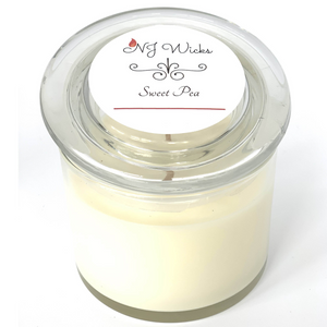 Sweet Pea Handmade Scented Soy Candle Jar