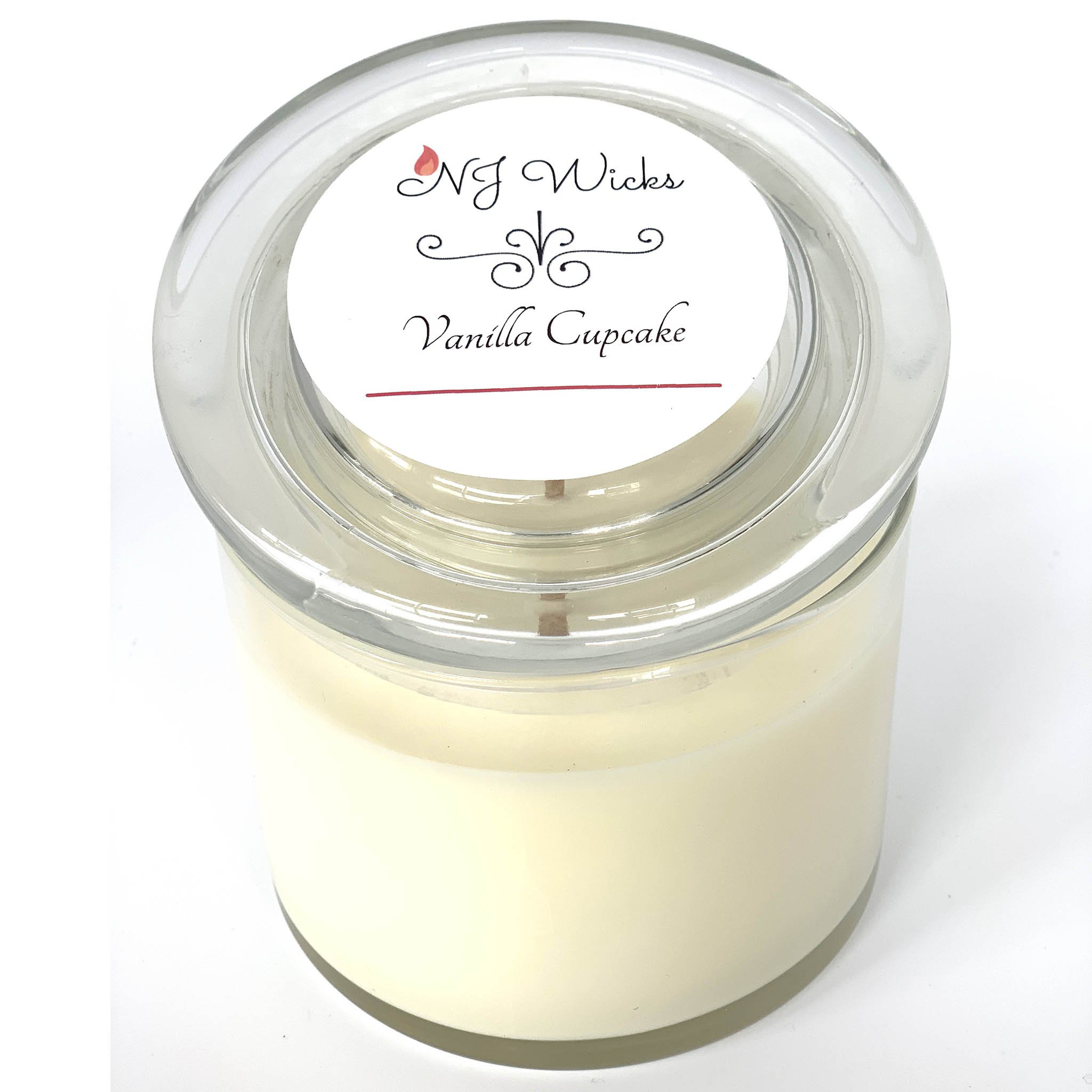 Vanilla Cupcake Handmade Scented Soy Candle Jar